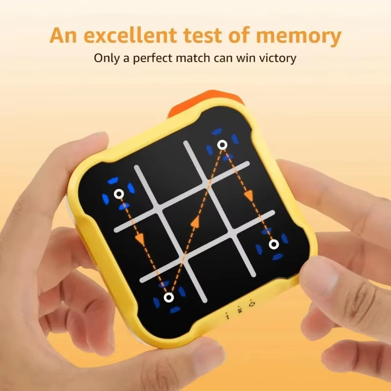 Multifunctional Electronic Tic-Tac-Toe Board Board Games Montessori Puzzle Table Game Chess Chess Set Portable for Adults Kids