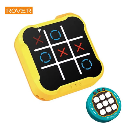 Multifunctional Electronic Tic-Tac-Toe Board Board Games Montessori Puzzle Table Game Chess Chess Set Portable for Adults Kids